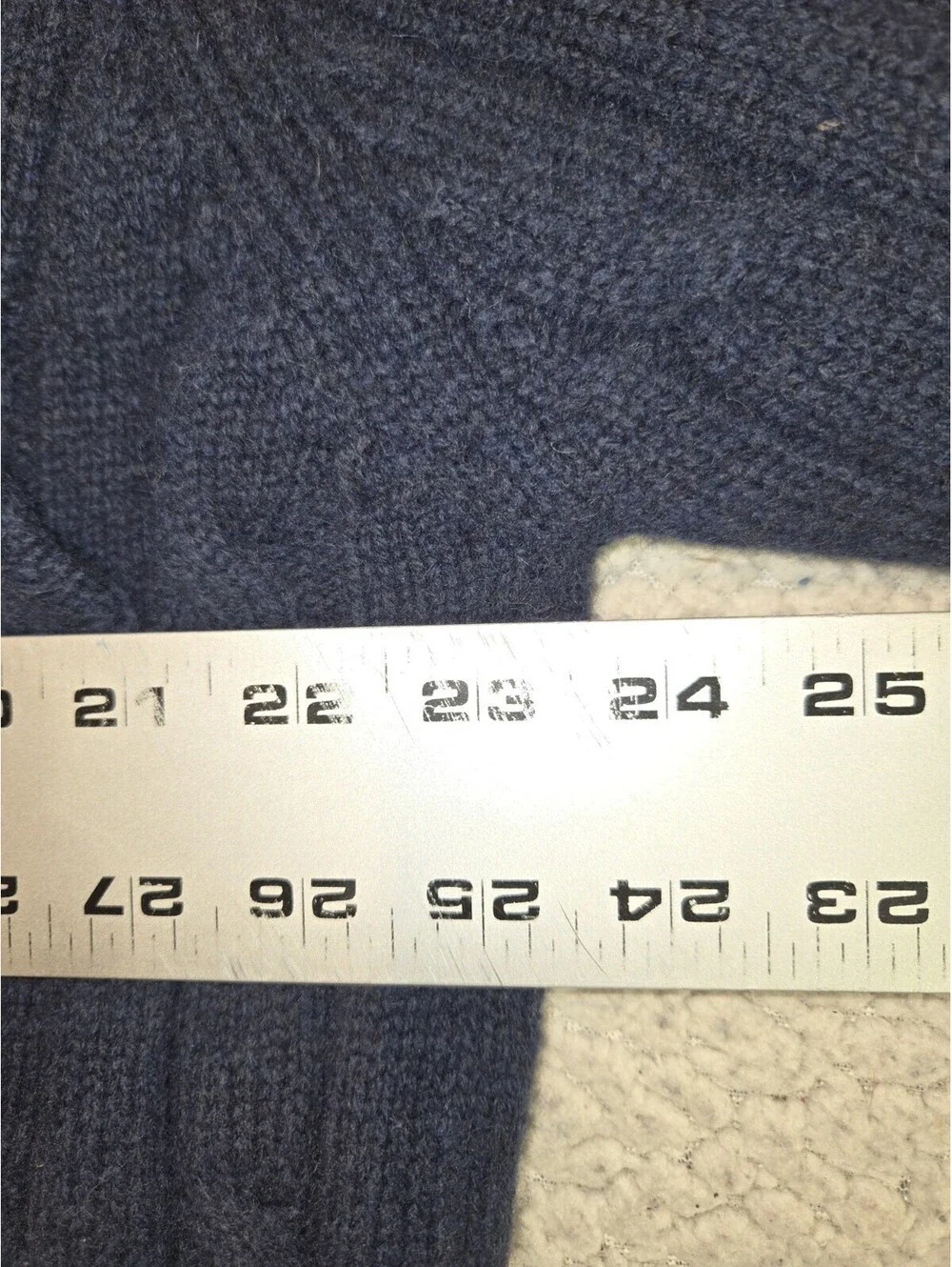 Samual Windsor Mens XXL 💯 wool Cardigan Navy Cable-knit Grandpa Dad Core